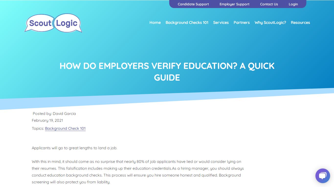 How Do Employers Verify Education? A Quick Guide - Scout Logic Screening