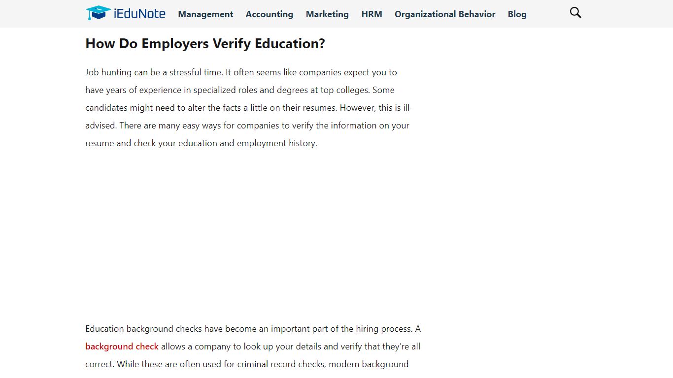 How Do Employers Verify Education? - iEduNote