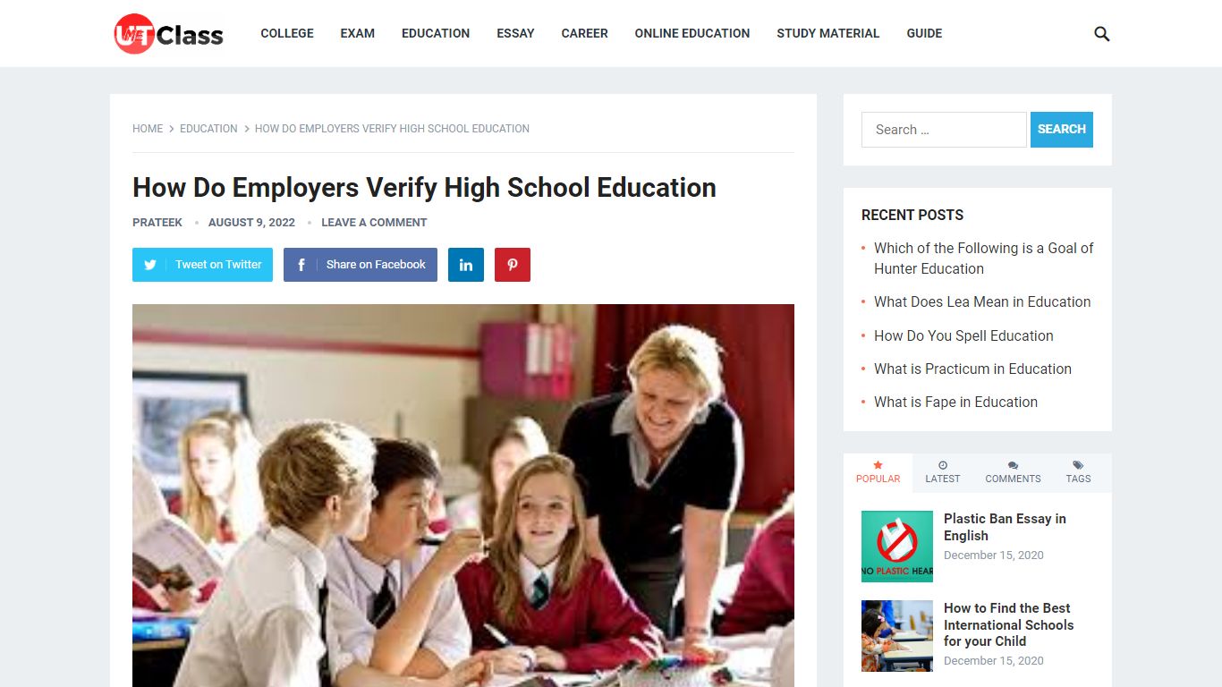 How Do Employers Verify High School Education - UtMe Class